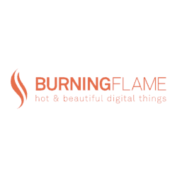 Burning flame